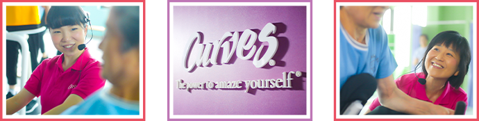 カーブスで働く女性スタッフ